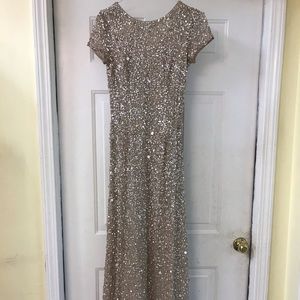 Adrianna Papell Gold/Champaign 6